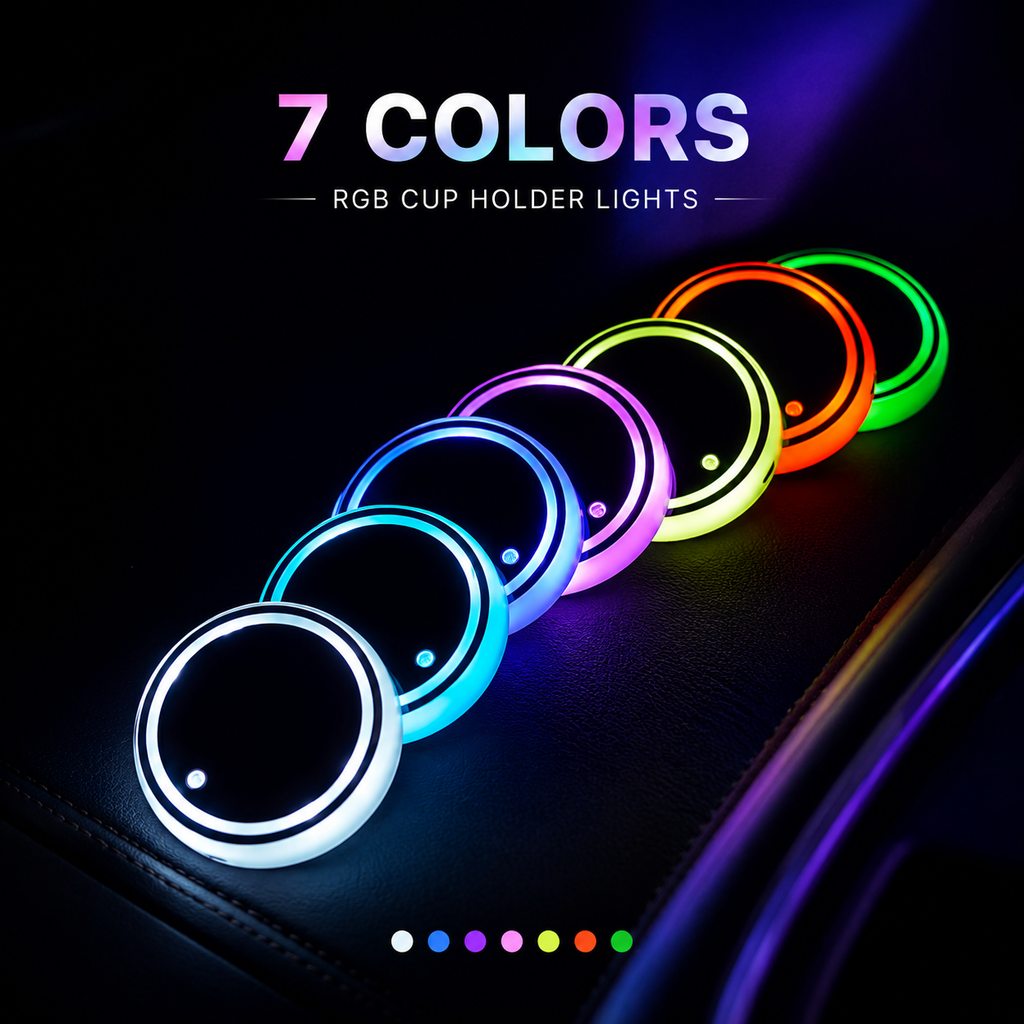 RGB Cup Holder Lights